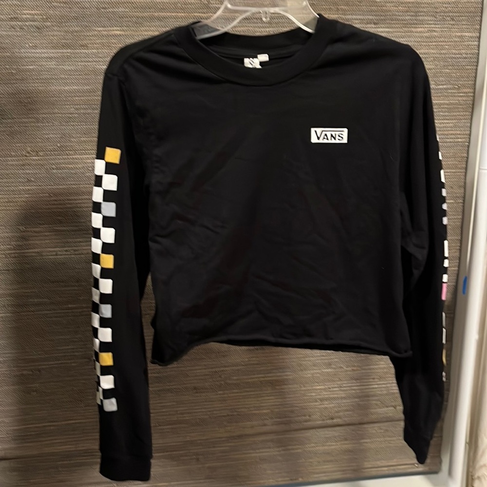 Vans cropped long sleeve tee